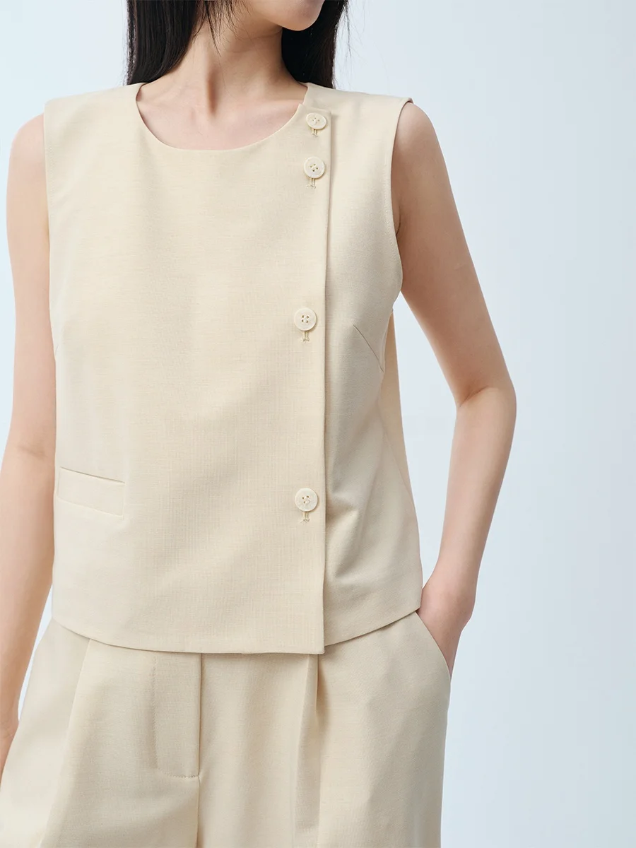 Elegant Commute Suit Vest And Nine-Piece Pants Women's Two-Piece Set Ley Summer Fashion Design Polyester Workwear
Elegant Commute Suit Vest And Nine-Piece Pants Women's Two-Piece Set Ley Summer Fashion Design Polyester Workwear
