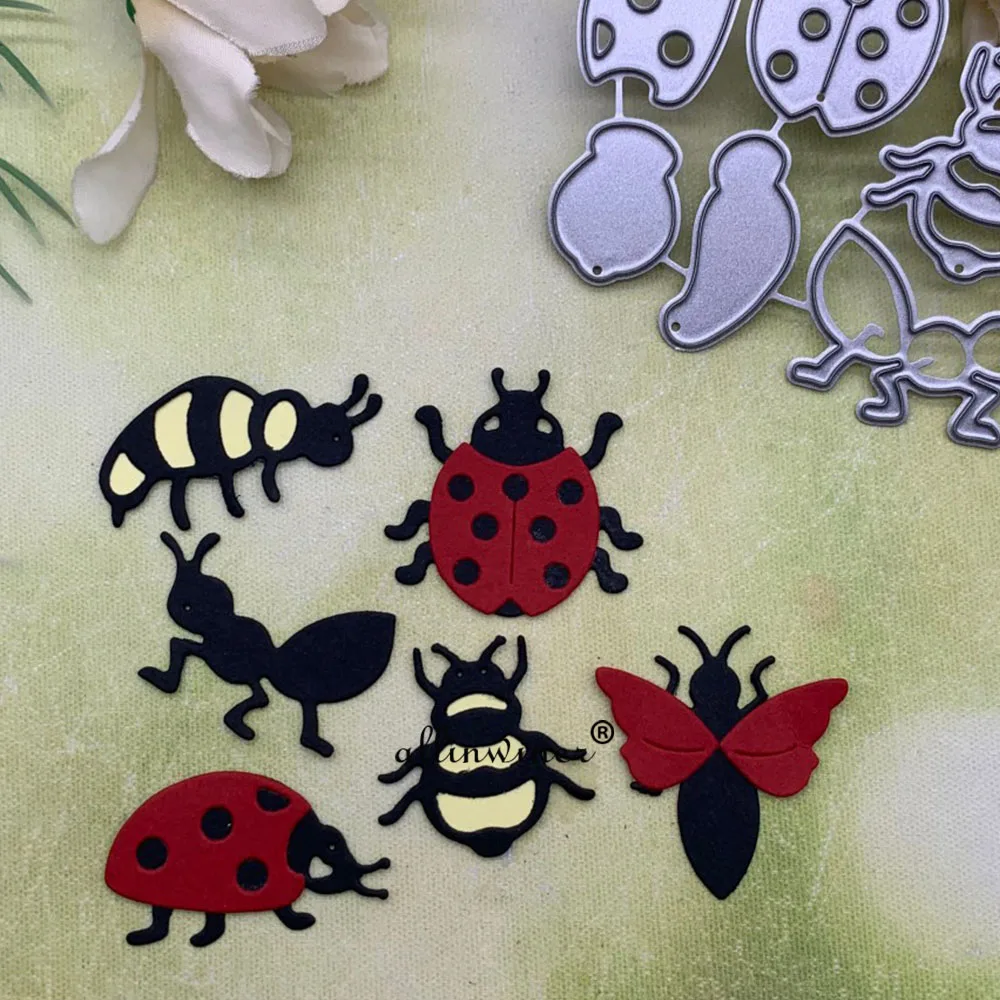 Beetles Ants Bees Metal Cutting Dies Stencils For DIY Scrapbooking Decorative Embossing Handcraft Die Cutting Template
Beetles Ants Bees Metal Cutting Dies Stencils For DIY Scrapbooking Decorative Embossing Handcraft Die Cutting Template