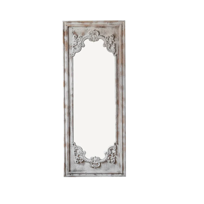 American country, retro full-body mirror, solid wood border carving, square full-length mirror floor mirror
American country, retro full-body mirror, solid wood border carving, square full-length mirror floor mirror