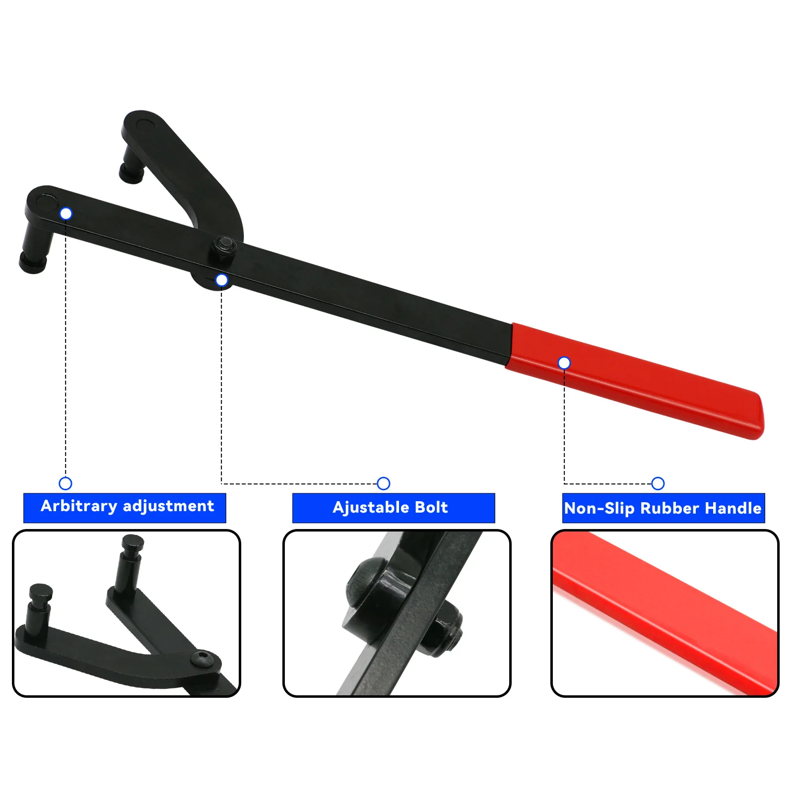 Adjustable Wrench Belt Change Timing Locking Sprocket Tool Kit for Engine Camshaft Pulley Holder VW Golf VAG 3036 T10172
Adjustable Wrench Belt Change Timing Locking Sprocket Tool Kit for Engine Camshaft Pulley Holder VW Golf VAG 3036 T10172