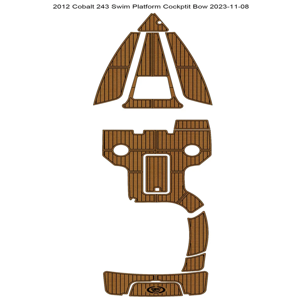2012 Cobalt 243 Swim Platform Cockpit Bow Pad Boat EVA Foam Teak Deck Floor Mat
2012 Cobalt 243 Swim Platform Cockpit Bow Pad Boat EVA Foam Teak Deck Floor Mat