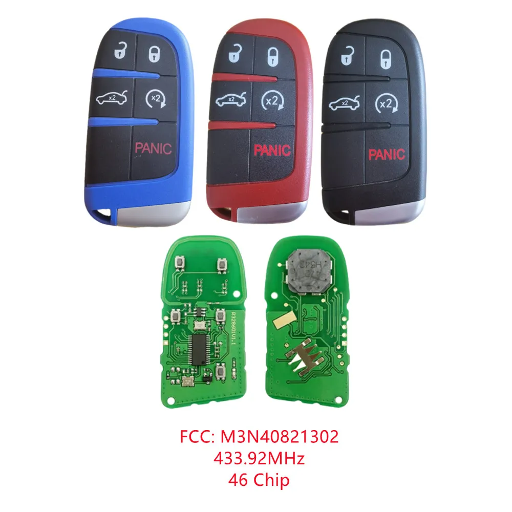 433MHz ID46 M3N Remote Car Key Fob for Challenger Charger SRT Hellcat Redeye Widebody Jeep Grand Cherokee SRT VIPER Scat Pack
433MHz ID46 M3N Remote Car Key Fob for Challenger Charger SRT Hellcat Redeye Widebody Jeep Grand Cherokee SRT VIPER Scat Pack
