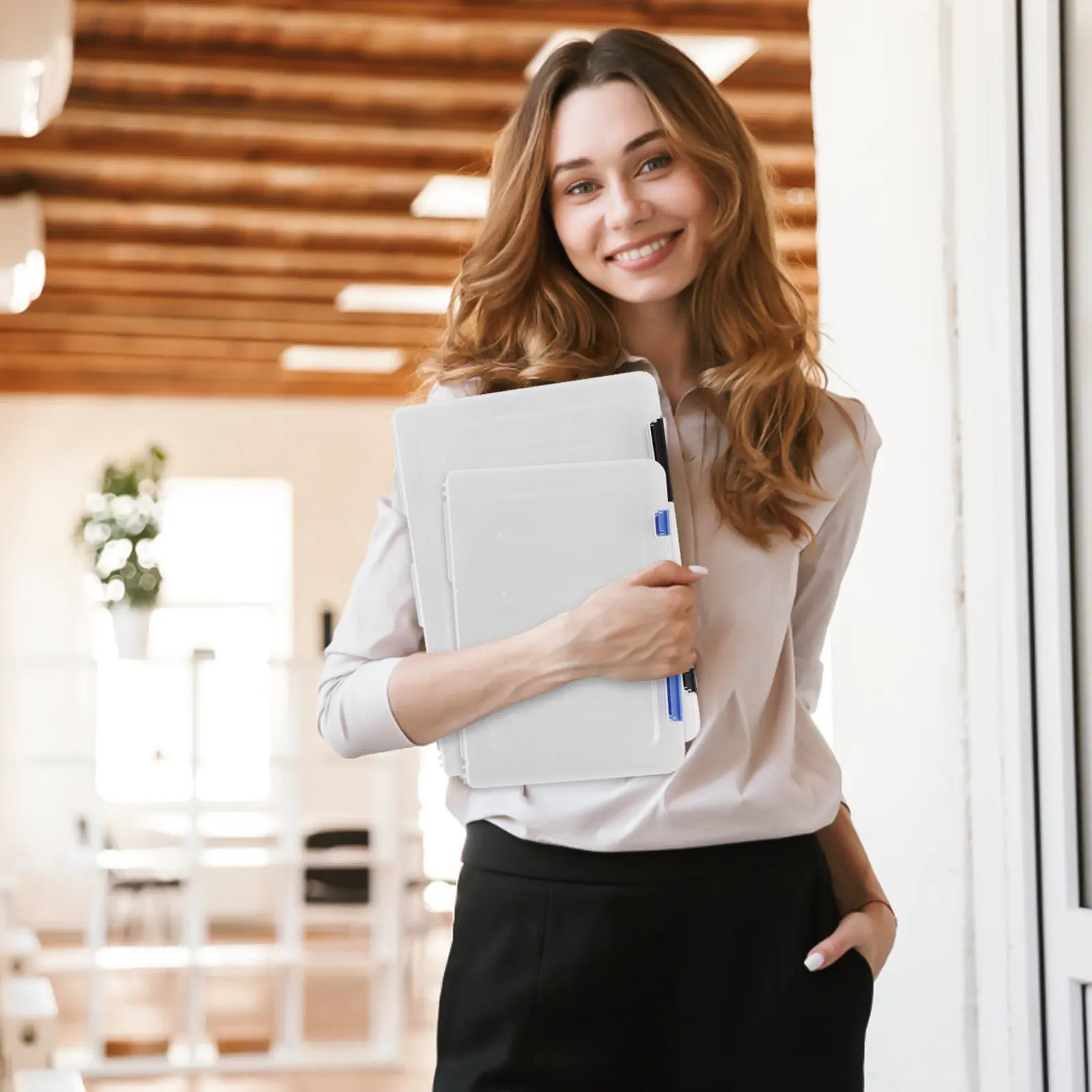 4Pcs Transparent File Storage Box Portable Reinforced Document Organizer A4 A5 Paper Holder Office Folder with Buckle Document
4Pcs Transparent File Storage Box Portable Reinforced Document Organizer A4 A5 Paper Holder Office Folder with Buckle Document