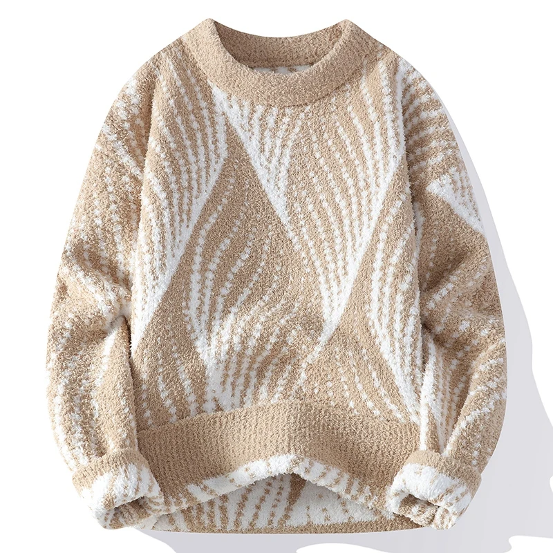 High quality fashion sweater/Autumn/Winter warm men's loose casual knit pullover/Men's casual crew neck sweater L-5XL
High quality fashion sweater/Autumn/Winter warm men's loose casual knit pullover/Men's casual crew neck sweater L-5XL