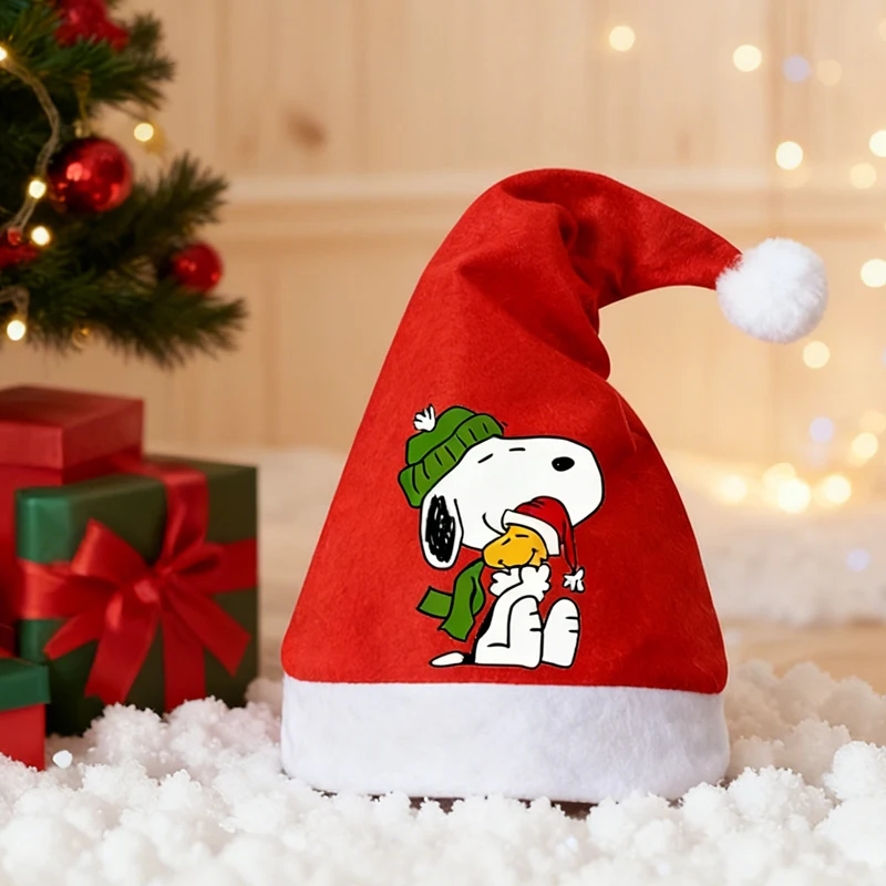 Рождественские шапки Снупи, аниме-собаки, нетканые тканевые рождественские шапки, модные детские и взрослые шапочки Санта-Клауса для мальчиков и девочек, товары для вечеринок, новинка
Рождественские шапки Снупи, аниме-собаки, нетканые тканевые рождественские шапки, модные детские и взрослые шапочки Санта-Клауса для мальчиков и девочек, товары для вечеринок, новинка
