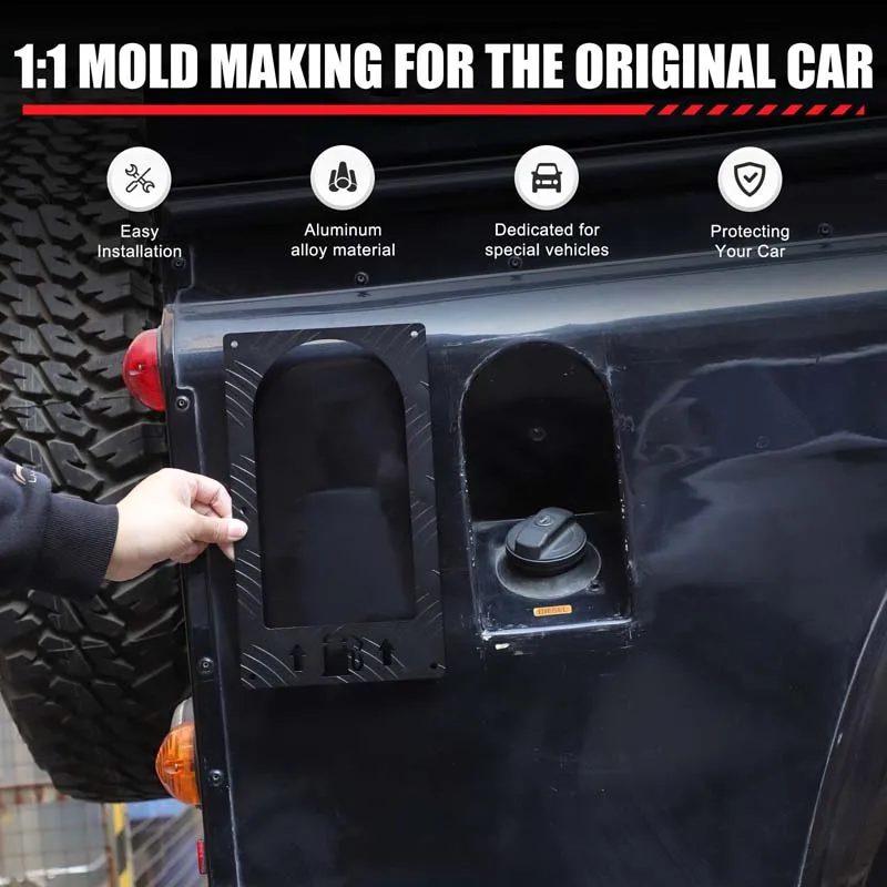 Aluminum Fuel Filler Cap Trim for Land Rover Defender 2004-2016 TD5 Puma Matte Black Triangular Pointer Fuel Tank Cover 1Pc
Aluminum Fuel Filler Cap Trim for Land Rover Defender 2004-2016 TD5 Puma Matte Black Triangular Pointer Fuel Tank Cover 1Pc