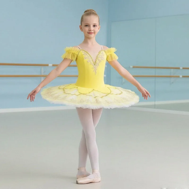 Yellow Swan Lake Pancake Style Ballerina Party Dance Costume Girls Women Ballet DresProfessional Ballet Tutu for Kids And Adults
Yellow Swan Lake Pancake Style Ballerina Party Dance Costume Girls Women Ballet DresProfessional Ballet Tutu for Kids And Adults