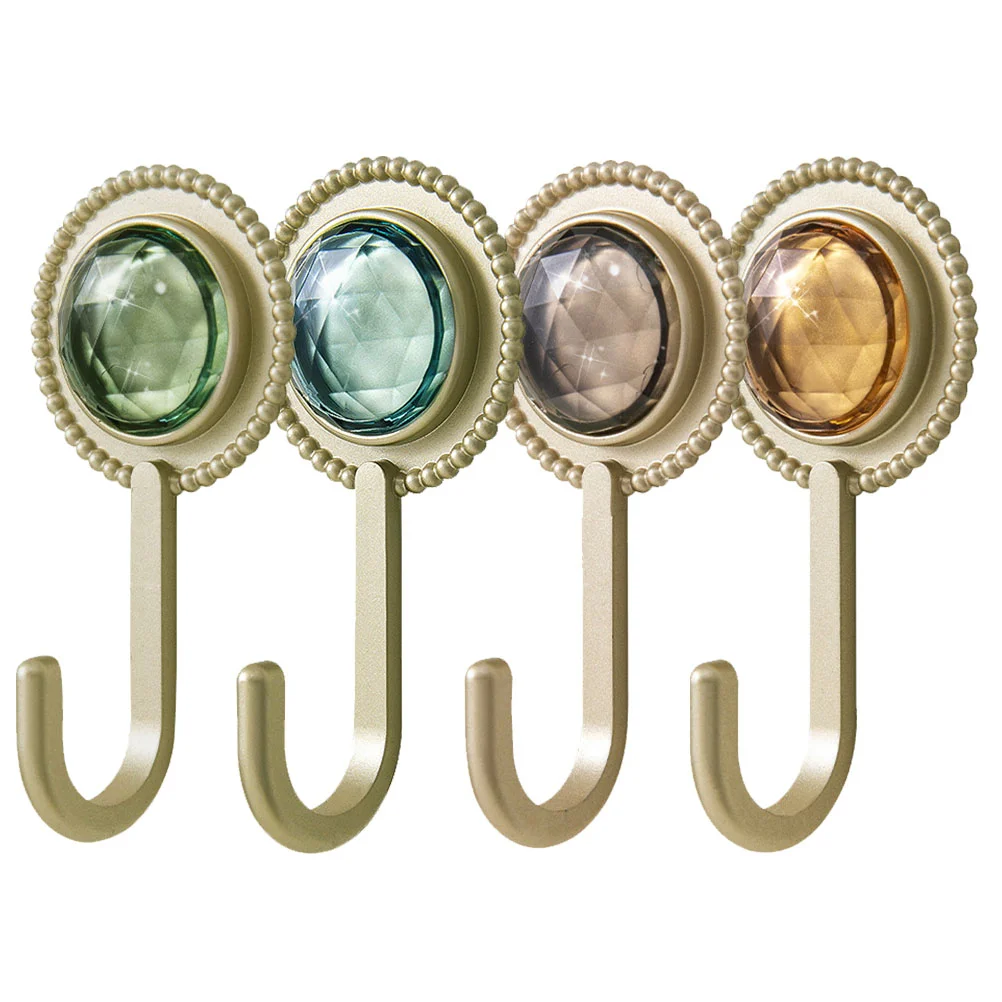 4 Pcs Circle Hooks Retro Diamond Adhesive Wall Self Bathroom Hanging Small Hangers
4 Pcs Circle Hooks Retro Diamond Adhesive Wall Self Bathroom Hanging Small Hangers