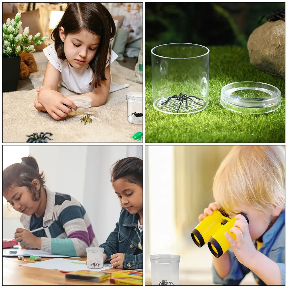 9Pcs Magnifying Critter Box High Transparency Insect Observation Cup for Kids Portable Feeding Accessory Household
9Pcs Magnifying Critter Box High Transparency Insect Observation Cup for Kids Portable Feeding Accessory Household