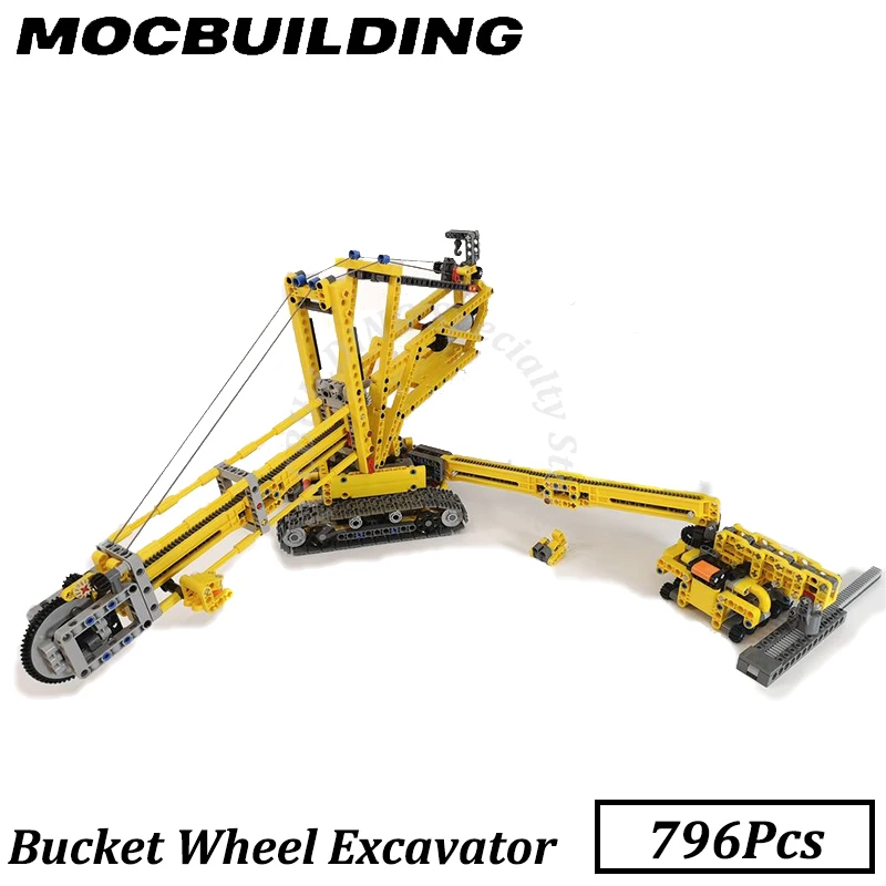 Bucket Wheel Excavator Car Truck Model Display Moc Building Block Set DIY Brick Toy Gift Christmas Present
Bucket Wheel Excavator Car Truck Model Display Moc Building Block Set DIY Brick Toy Gift Christmas Present