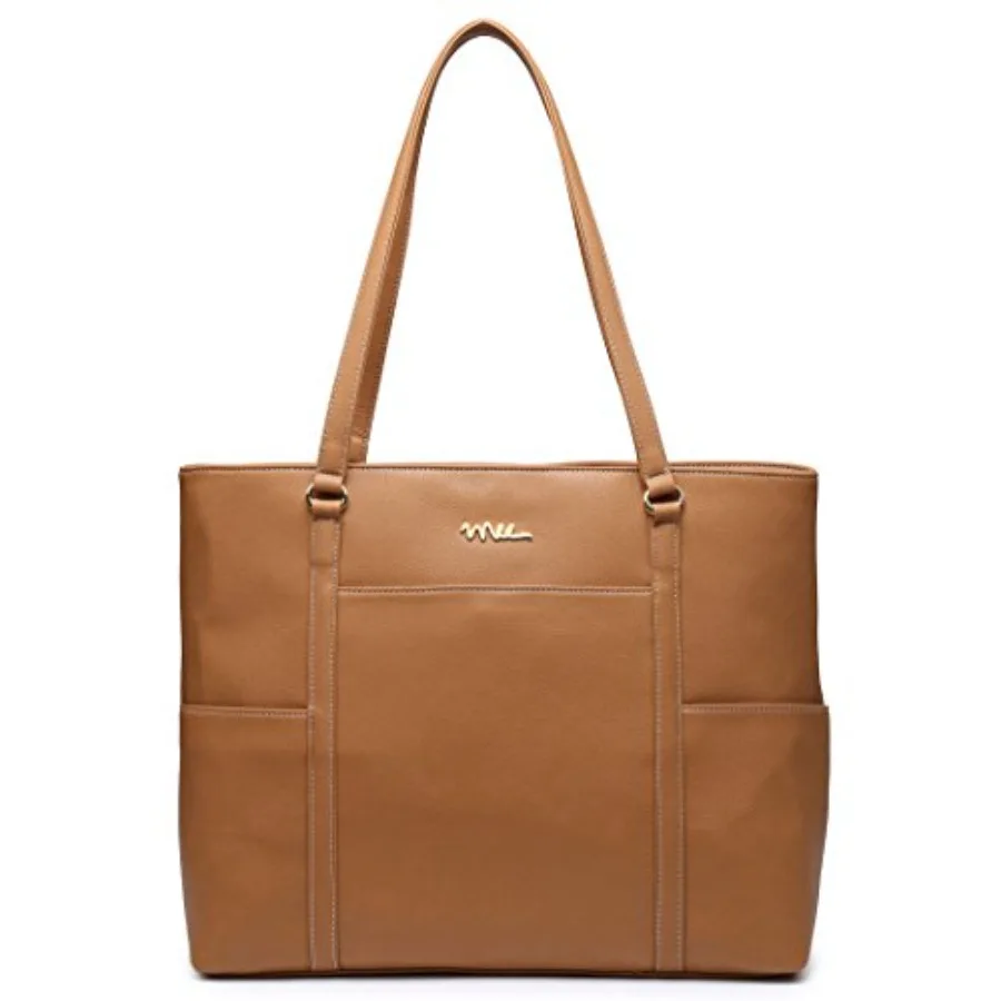 Classic Laptop Leather Tote Bag for 15 15.6 inch Notebook Computers Travel Carrying Bag with Smart Trolley Strap Design
Classic Laptop Leather Tote Bag for 15 15.6 inch Notebook Computers Travel Carrying Bag with Smart Trolley Strap Design