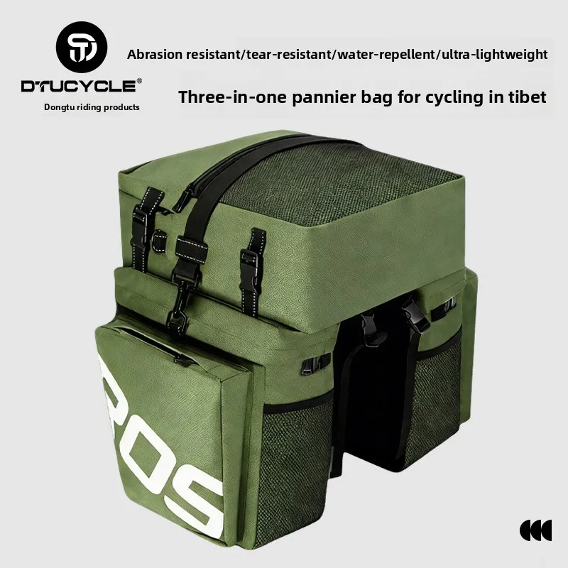 Lexuan Three in One Rear Rack Pannier Bag for Mountain Bike Large Capacity Cycling Accessory for Long Distance Tours
Lexuan Three in One Rear Rack Pannier Bag for Mountain Bike Large Capacity Cycling Accessory for Long Distance Tours