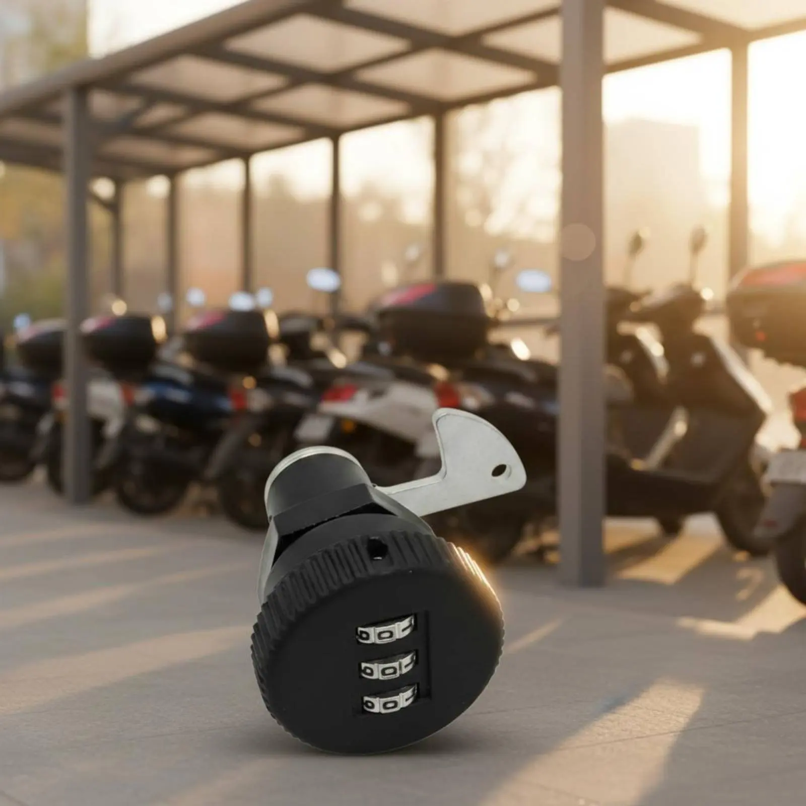 Code Lock with 4 Hooks Easy to Install Battery Scooter Tail Box Lock Universal Fit
Code Lock with 4 Hooks Easy to Install Battery Scooter Tail Box Lock Universal Fit