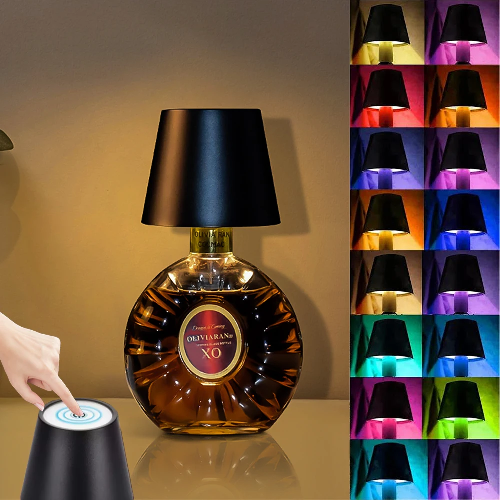 Wireless Bottle Lamp Touch Control of 3 Colors and Stepless Dimming, Suitable for Wine Bottles An Alternative to Wine Corks
Wireless Bottle Lamp Touch Control of 3 Colors and Stepless Dimming, Suitable for Wine Bottles An Alternative to Wine Corks