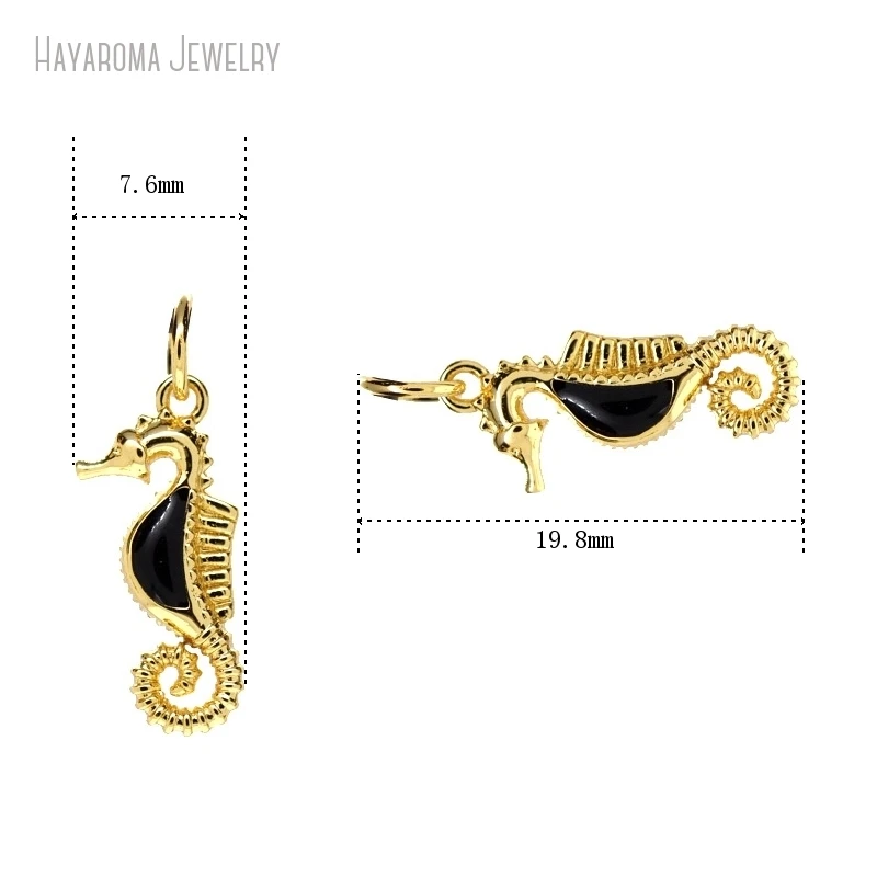 2Pcs Animal Nautical Sea Horse Metal Gold Color Jewelry Copper Pendant Wholesale Enamel Black Charms PM46357
2Pcs Animal Nautical Sea Horse Metal Gold Color Jewelry Copper Pendant Wholesale Enamel Black Charms PM46357