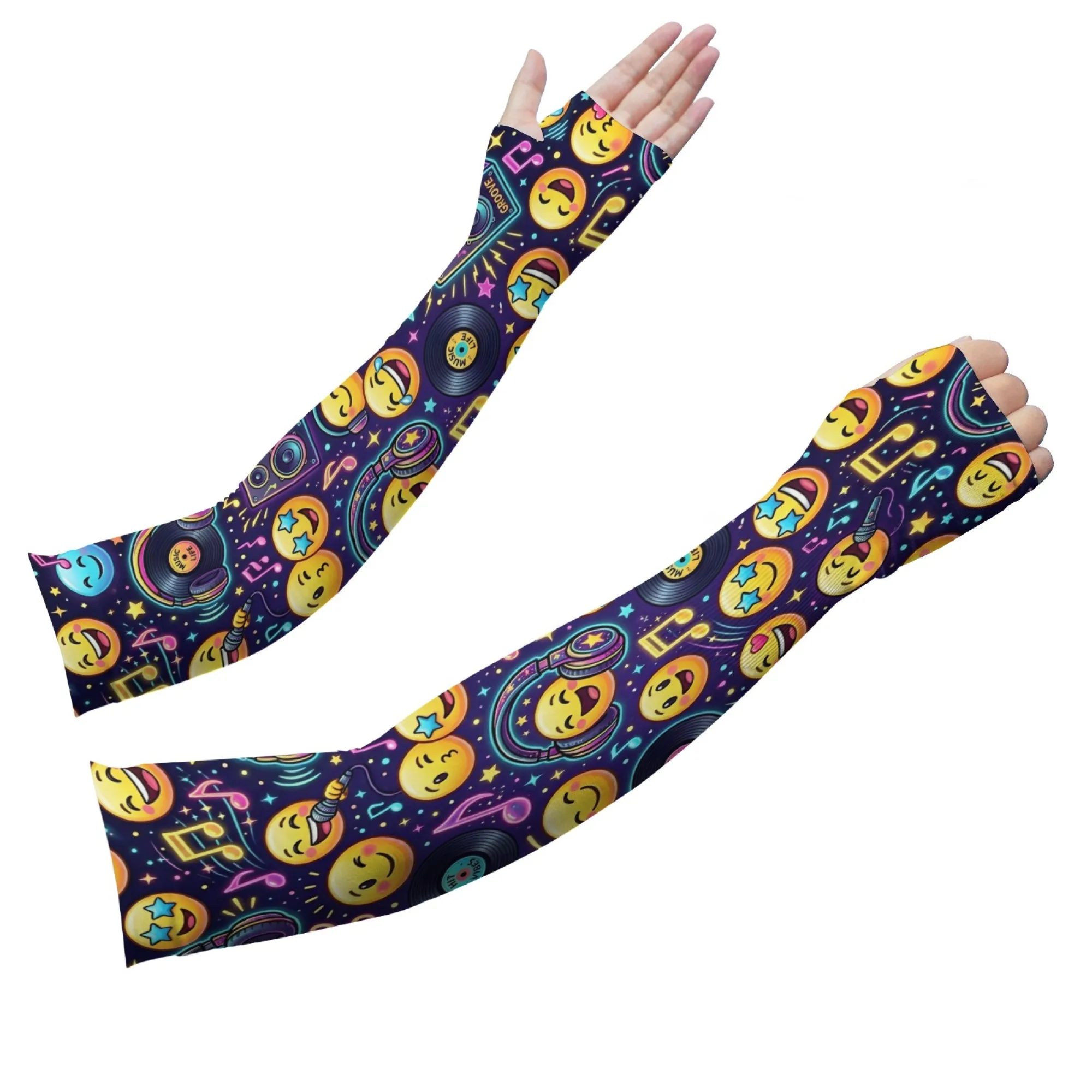 Funny Cartoon-printed Sleeves Non-slip Durable Comfortable Arm Sleeves Outdoor Cycling Fishing and Gardening Protective Sleeves
Funny Cartoon-printed Sleeves Non-slip Durable Comfortable Arm Sleeves Outdoor Cycling Fishing and Gardening Protective Sleeves