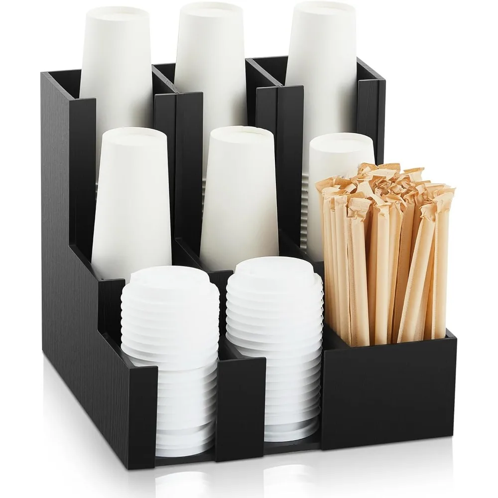 US Shipping Wooden Vertical Coffee Cup Lid Dispenser Condiment Organizer 9 Compartment for Disposable Paper Plastic Cups
US Shipping Wooden Vertical Coffee Cup Lid Dispenser Condiment Organizer 9 Compartment for Disposable Paper Plastic Cups