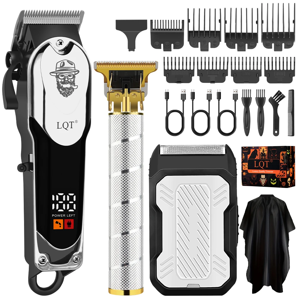 Holiday surprise, Electric hair clipper set - cordless, USB charging, sharp, Home shaver & split end trimmer, beard trimming kit
Holiday surprise, Electric hair clipper set - cordless, USB charging, sharp, Home shaver & split end trimmer, beard trimming kit