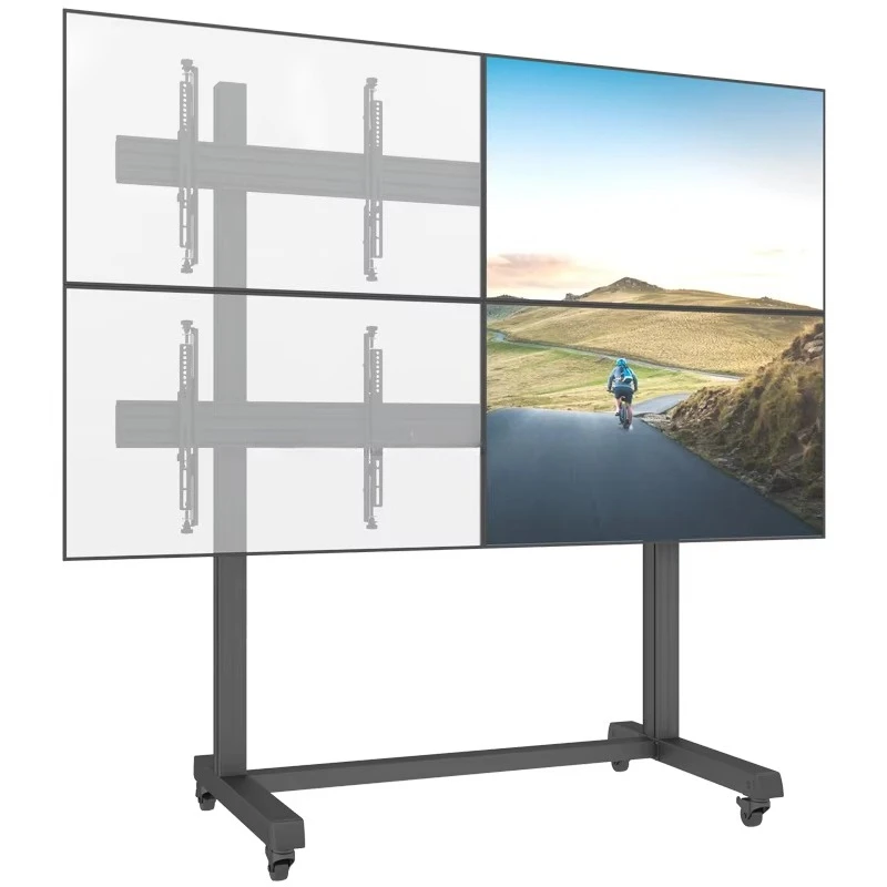 Seamless Splicing Mobile TV Wall Mount Bracket Support 32-65inch 2x2 3x2 Quad Screen TV Stand With Videowall 4 TVs Mounting Cart
Seamless Splicing Mobile TV Wall Mount Bracket Support 32-65inch 2x2 3x2 Quad Screen TV Stand With Videowall 4 TVs Mounting Cart