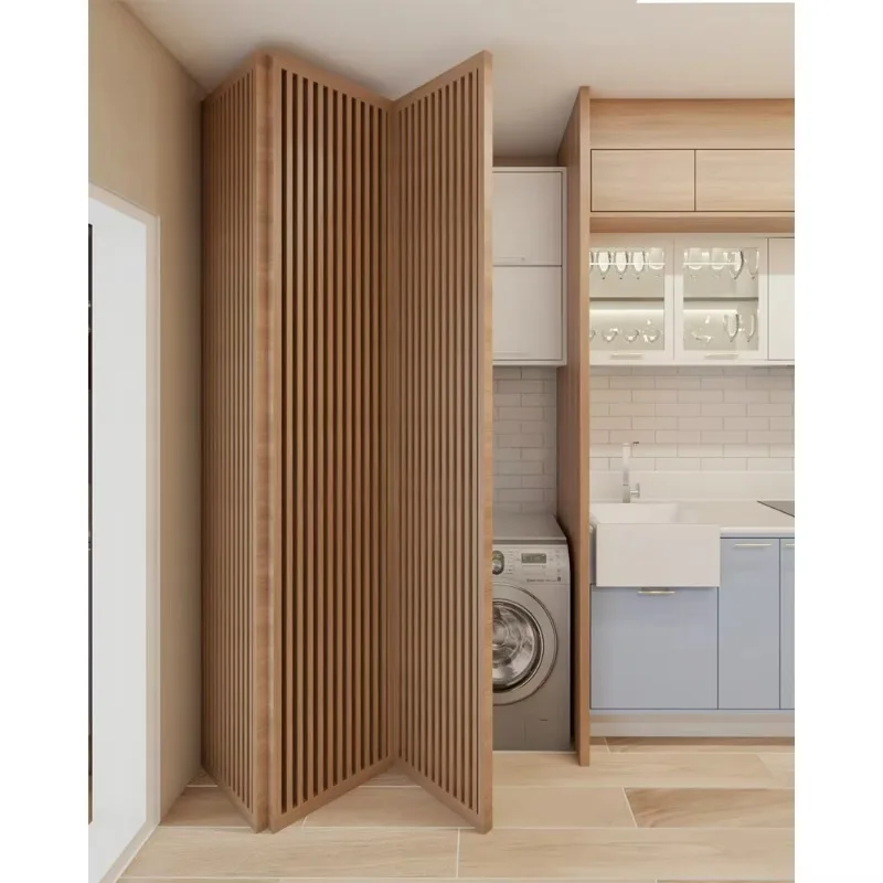 Latest Design Slatted Solid Wood Double Folding Door Indoor Folding Sliding Wood Accordion Door Laundry Door
Latest Design Slatted Solid Wood Double Folding Door Indoor Folding Sliding Wood Accordion Door Laundry Door