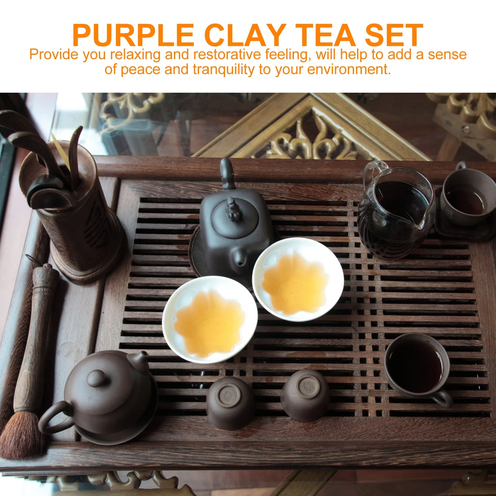 1Set Portable Purple Clay Tea Set Travel Teapot Kit Home Office Easy Clean Gift Bag Included Purple Clay Tea Set
1Set Portable Purple Clay Tea Set Travel Teapot Kit Home Office Easy Clean Gift Bag Included Purple Clay Tea Set
