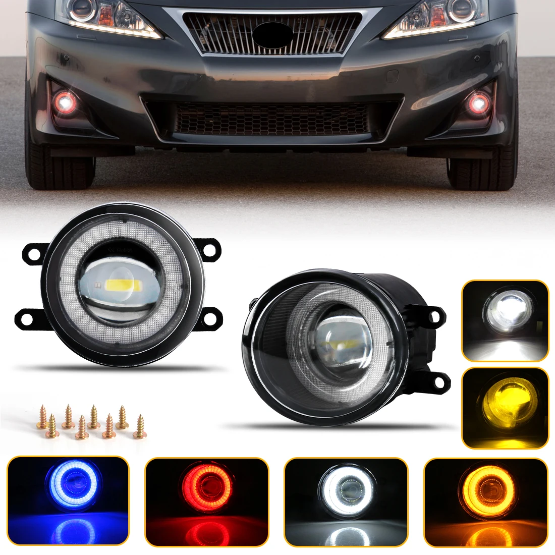 For Toyota Fit Corolla RAV4 Camry Yaris Prius CHR Hilux Lexus LED Fog Lamps Driving Fog Light Assembly Daytime Running Light 12V
For Toyota Fit Corolla RAV4 Camry Yaris Prius CHR Hilux Lexus LED Fog Lamps Driving Fog Light Assembly Daytime Running Light 12V