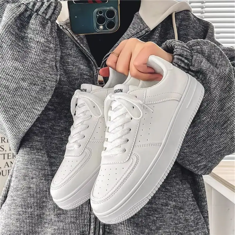 Men's Comfortable Sneakers Man Shoes Explosion Thick Soled Leather Small White Shoes Men's Trendy Casual Shoes Leather Sneakers
Men's Comfortable Sneakers Man Shoes Explosion Thick Soled Leather Small White Shoes Men's Trendy Casual Shoes Leather Sneakers