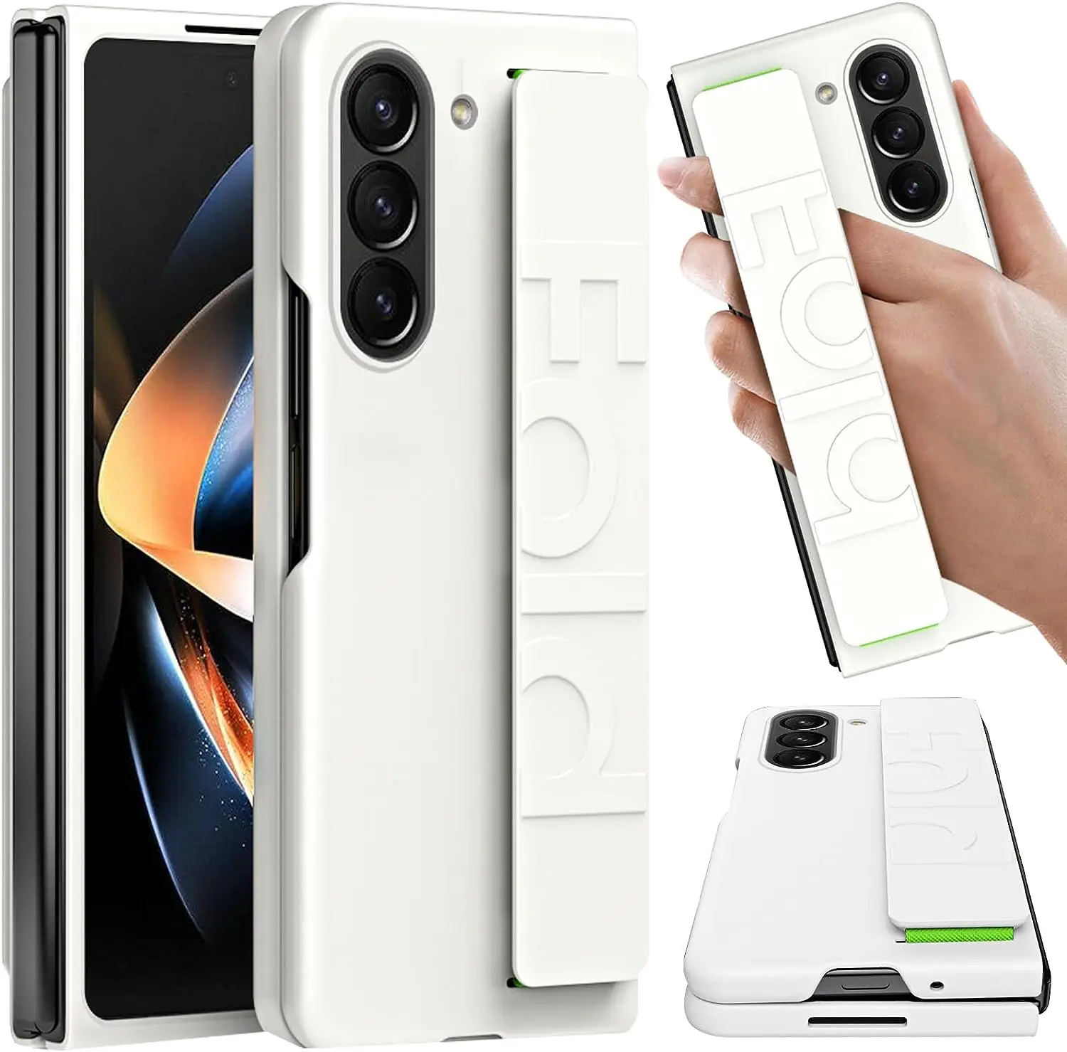 Compatible Samsung Galaxy Z Fold 5 Case with Hand Strap,Anti-Scratch Shockproof PC Wristband Cover Thin Protective Phone Case
Compatible Samsung Galaxy Z Fold 5 Case with Hand Strap,Anti-Scratch Shockproof PC Wristband Cover Thin Protective Phone Case