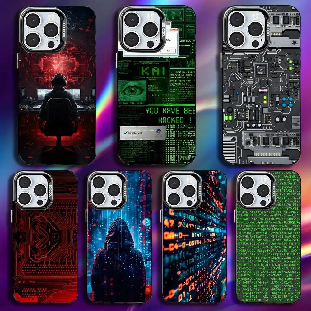 Hacker Computer Code Art Phone Case For iPhone 17,16,15,14,13,12,11,Pro,Max,Plus,Mini,XS,SE Anti Fall Black Matte Hard Bumper
Hacker Computer Code Art Phone Case For iPhone 17,16,15,14,13,12,11,Pro,Max,Plus,Mini,XS,SE Anti Fall Black Matte Hard Bumper