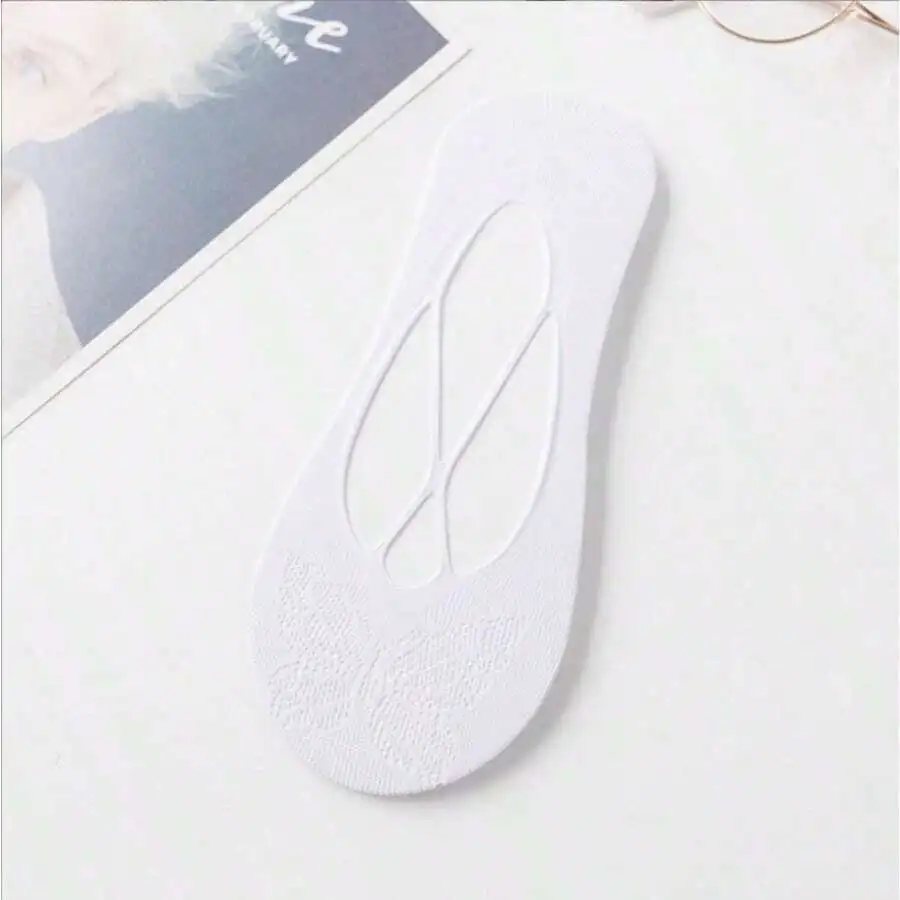 Womens Hollow Lace Boat Socks Thin Invisible No-Show Socks
Womens Hollow Lace Boat Socks Thin Invisible No-Show Socks