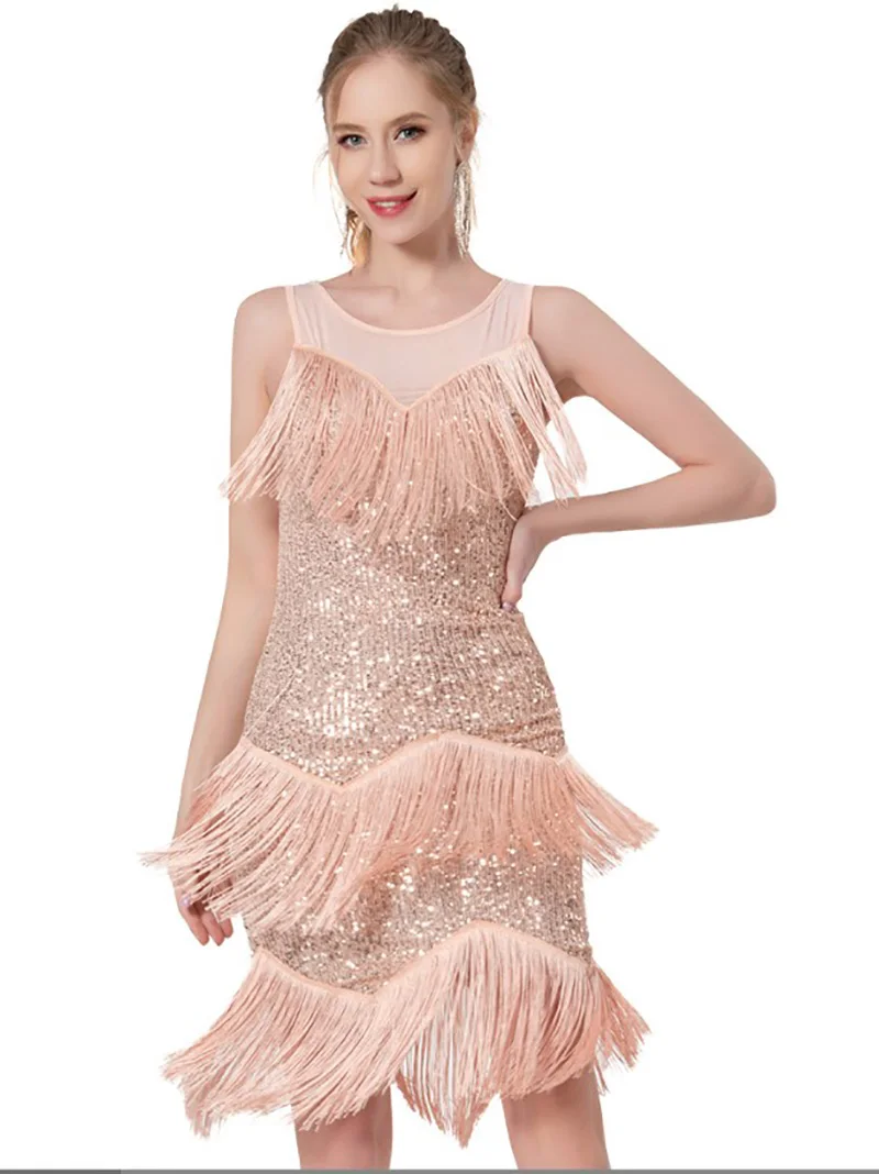 Женское модное платье для танцев с пайетками и бахромой, для латиноамериканских танцев (танго, ча-ча, румба, самба), сценических выступлений, танцев живота, рейв-костюм
Женское модное платье для танцев с пайетками и бахромой, для латиноамериканских танцев (танго, ча-ча, румба, самба), сценических выступлений, танцев живота, рейв-костюм