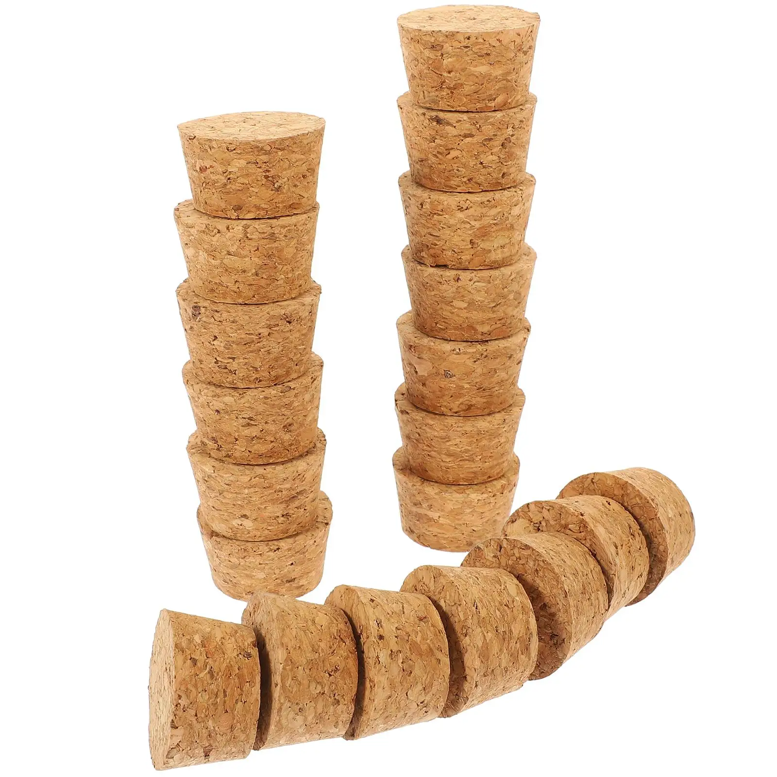 20 Pcs Glass Cork Stoppers 33x28x20mm Fits 29 31 5mm Bottle Mouth Airtight Wine Sealing Wooden Plug Bottle Plugs
20 Pcs Glass Cork Stoppers 33x28x20mm Fits 29 31 5mm Bottle Mouth Airtight Wine Sealing Wooden Plug Bottle Plugs