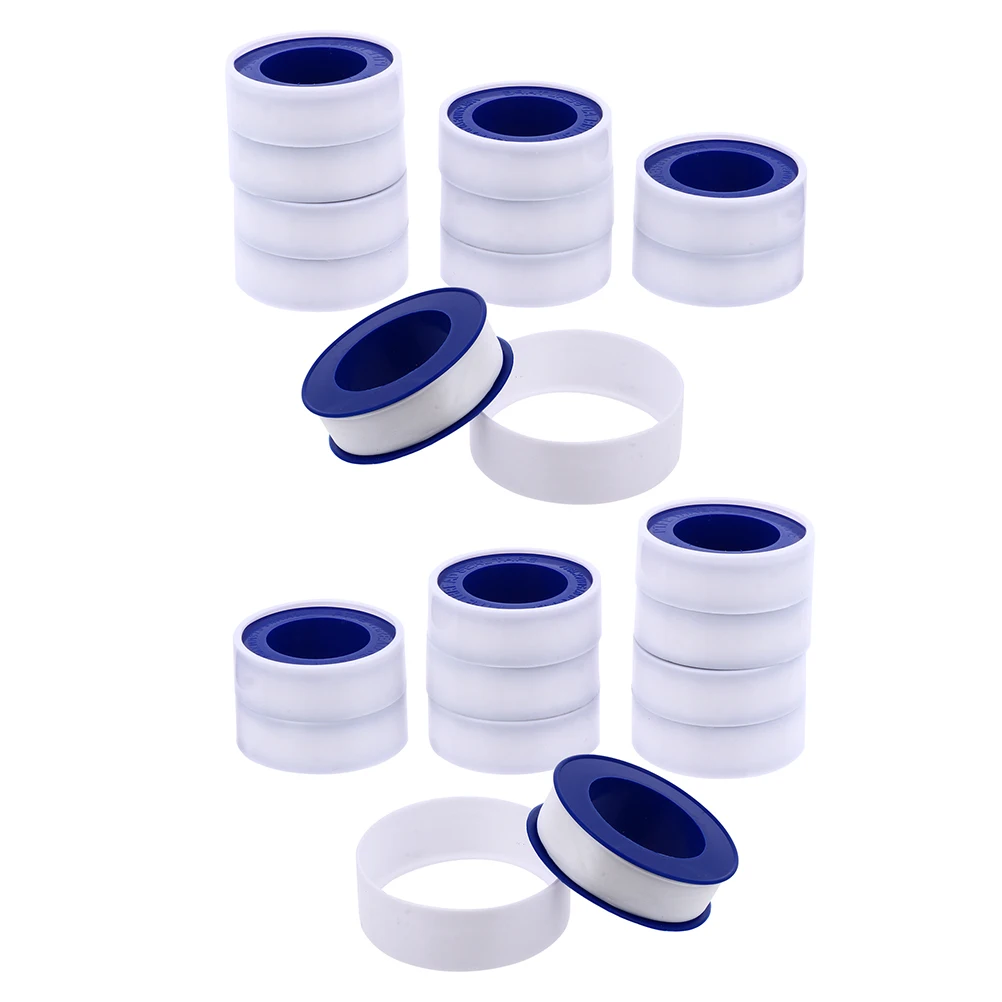 20 Rolls High Plumbers Tape Temperature Raw Material Belt Sealant Plumbing Thread Water Pipe Ptfe Pipe Tape Faucet
20 Rolls High Plumbers Tape Temperature Raw Material Belt Sealant Plumbing Thread Water Pipe Ptfe Pipe Tape Faucet