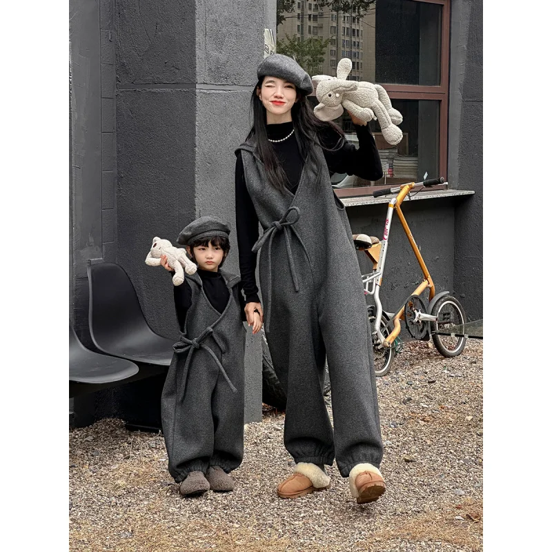 Family Matching Outfits Autumn Winter New Korean Style Mother and Child Fleece-Lined Jumpsuit Slimming Loose Overalls Hooded Pan
Family Matching Outfits Autumn Winter New Korean Style Mother and Child Fleece-Lined Jumpsuit Slimming Loose Overalls Hooded Pan