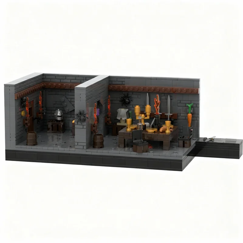 855pcs MOC Medival Basement Castle Model Building Blocks Construction Toy Christmas Gifts DIY Creative Idea Education Assemble
855pcs MOC Medival Basement Castle Model Building Blocks Construction Toy Christmas Gifts DIY Creative Idea Education Assemble