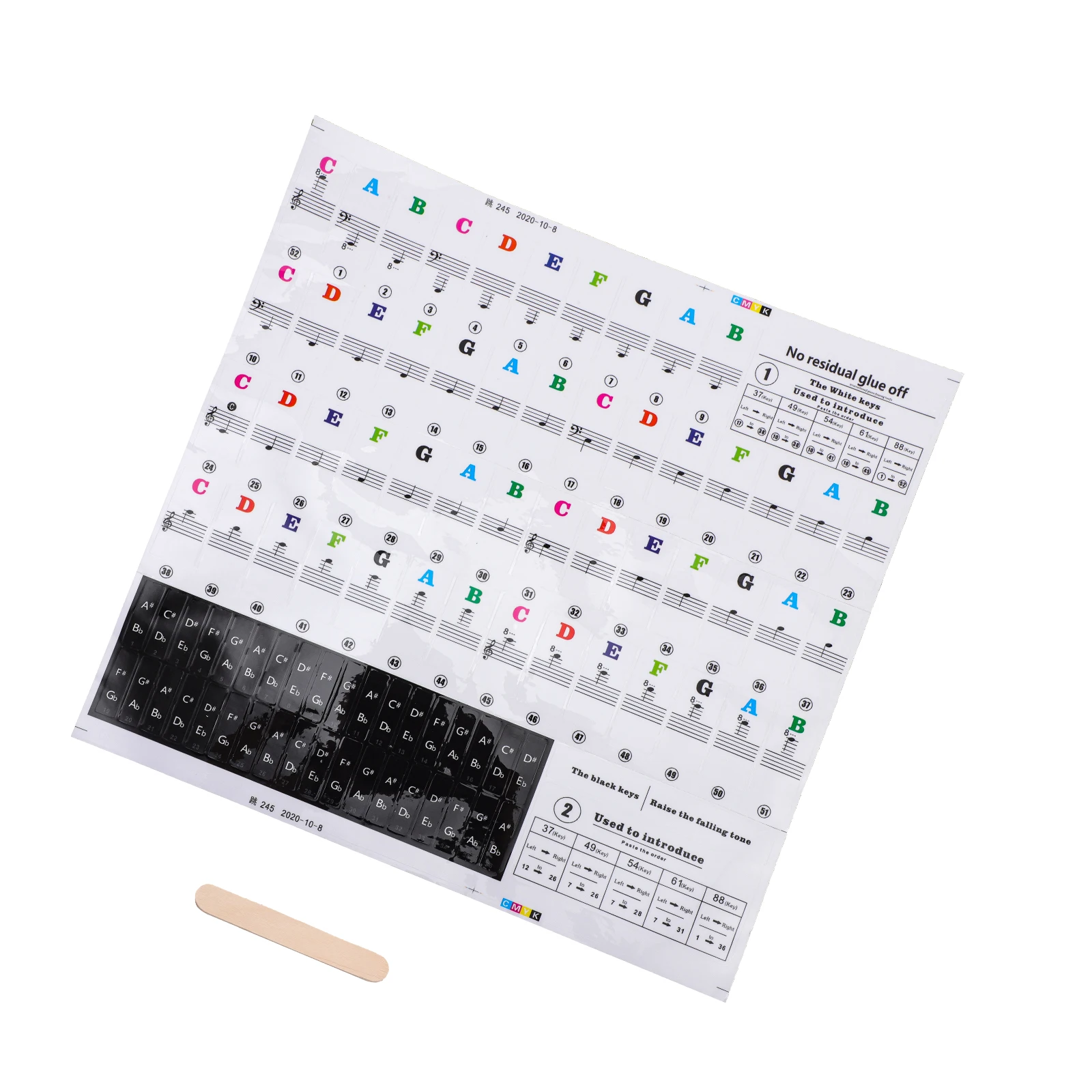 Piano Keyboard Stickers Decals Beginner Learning Supplies Tag Keyboards Useful Instrument Introductory Child
Piano Keyboard Stickers Decals Beginner Learning Supplies Tag Keyboards Useful Instrument Introductory Child