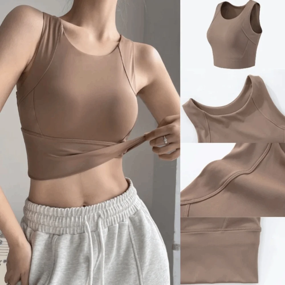 High-end High Strength Sports Bra Fixed Cups Breathable Yoga Bra Beautiful Back Design Side Support Fitness Bra Fitness Training
High-end High Strength Sports Bra Fixed Cups Breathable Yoga Bra Beautiful Back Design Side Support Fitness Bra Fitness Training