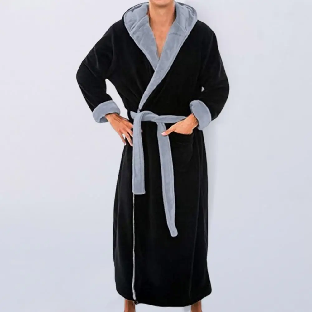 Men Thermal Long Bathrobe Warm Lengthened Plush Bath Robe Long Sleeved Nightgowns Home Clothes
Men Thermal Long Bathrobe Warm Lengthened Plush Bath Robe Long Sleeved Nightgowns Home Clothes
