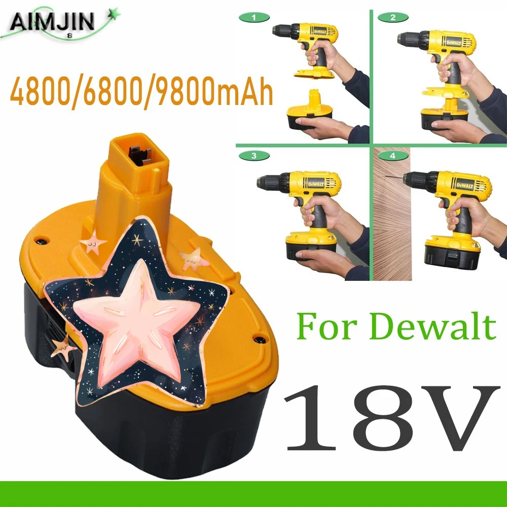 Ni-MH аккумулятор для электроинструмента 12800 мАч, 18 В, совместимый с Dewalt DC9096 DE9039 DE9095 DW9098 DE9503 DW9096, высококачественная замена
Ni-MH аккумулятор для электроинструмента 12800 мАч, 18 В, совместимый с Dewalt DC9096 DE9039 DE9095 DW9098 DE9503 DW9096, высококачественная замена