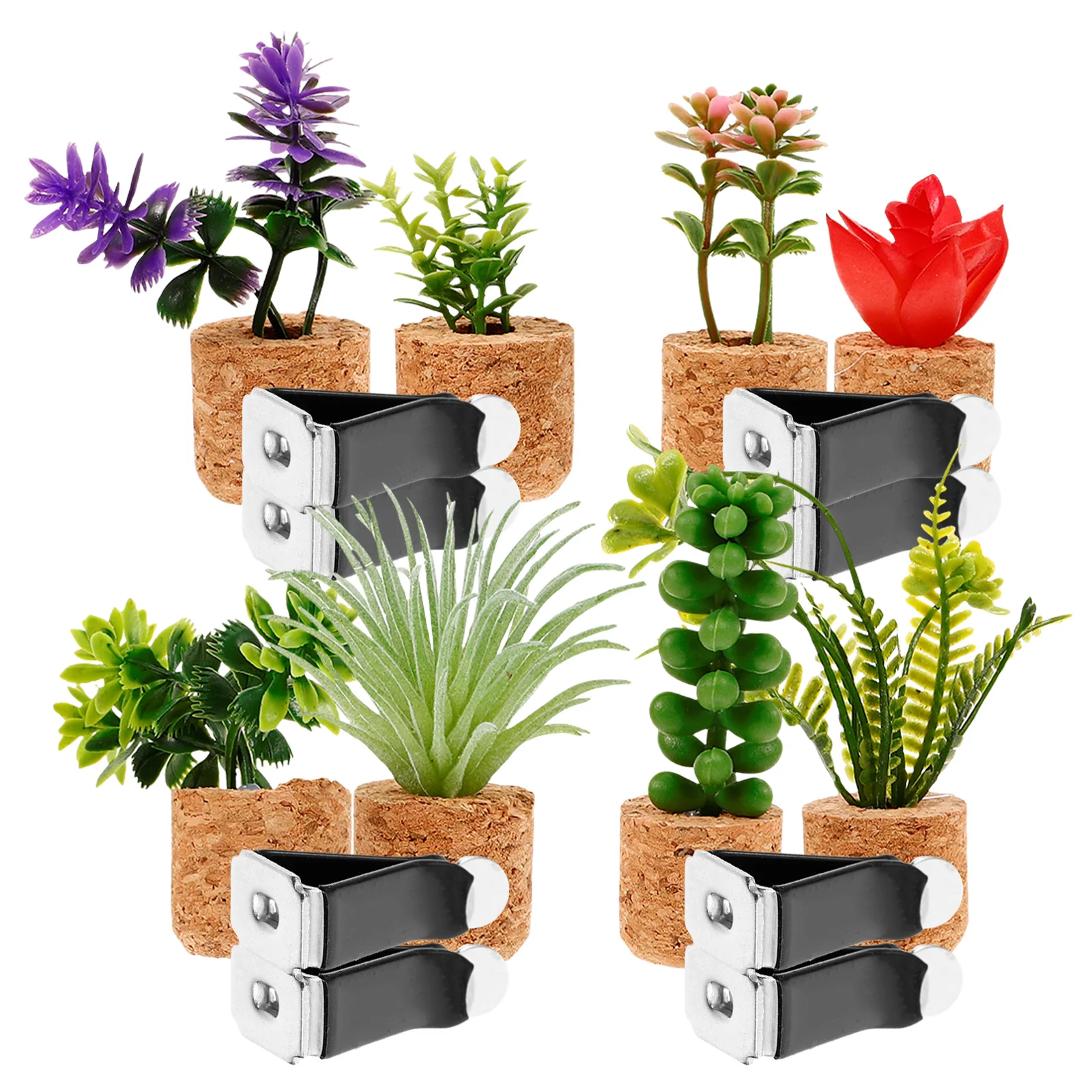 1Set Mini Succulent Plant Fridge Magnet Artificial Bonsai Refrigerator Decoration Small Magnetic Kitchen Accessories
1Set Mini Succulent Plant Fridge Magnet Artificial Bonsai Refrigerator Decoration Small Magnetic Kitchen Accessories