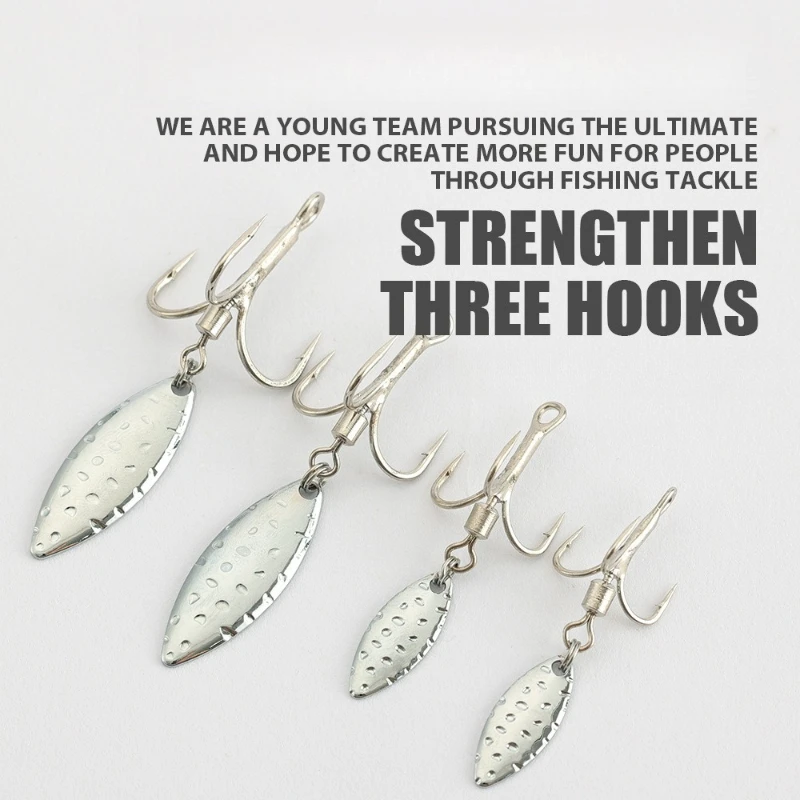 10pcs/lot Fishing Metal Vib Blade Sequins Vibration Tackle 2#4#6#8# High Carbon Steel Treble Fishhook Spinner Bait Tuna Sailfish
10pcs/lot Fishing Metal Vib Blade Sequins Vibration Tackle 2#4#6#8# High Carbon Steel Treble Fishhook Spinner Bait Tuna Sailfish