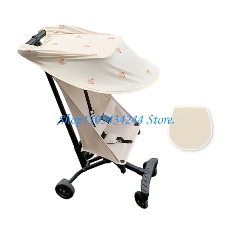 Polyester Pram Sun Shade Cover with Easy Installation Designs Baby Carriage Sun Canopy Suitable for Most Pushchairs
Polyester Pram Sun Shade Cover with Easy Installation Designs Baby Carriage Sun Canopy Suitable for Most Pushchairs