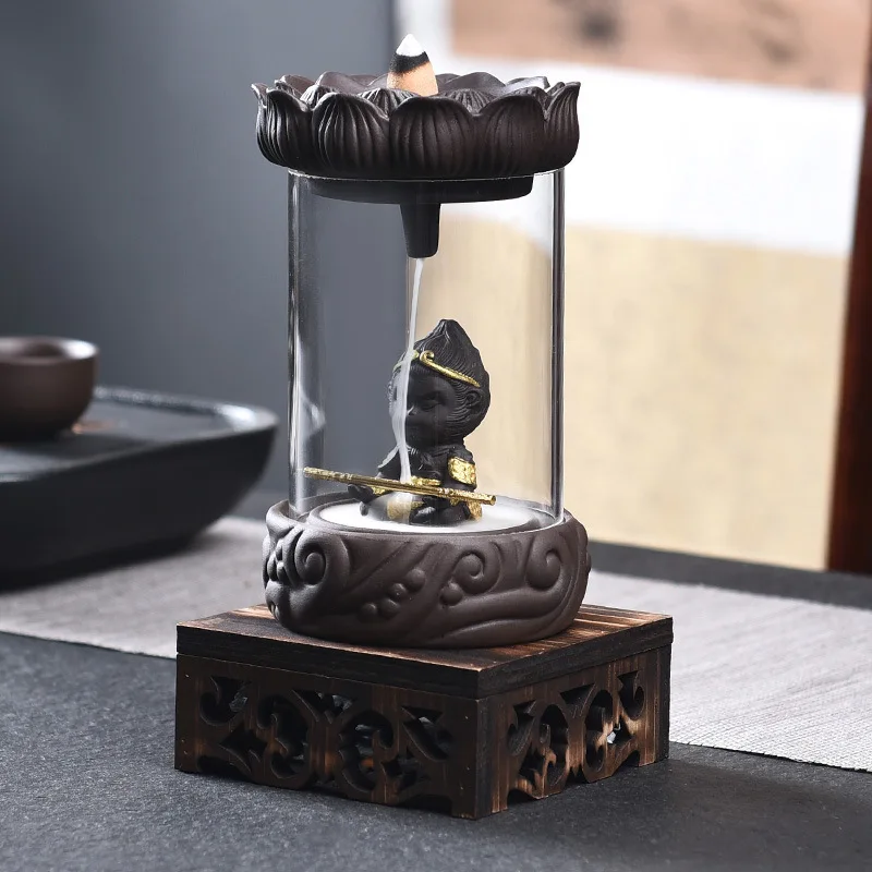 Backflow incense burner, windshield, sandalwood , the return of the sage, Zen household incense tower , large creative ornament
Backflow incense burner, windshield, sandalwood , the return of the sage, Zen household incense tower , large creative ornament