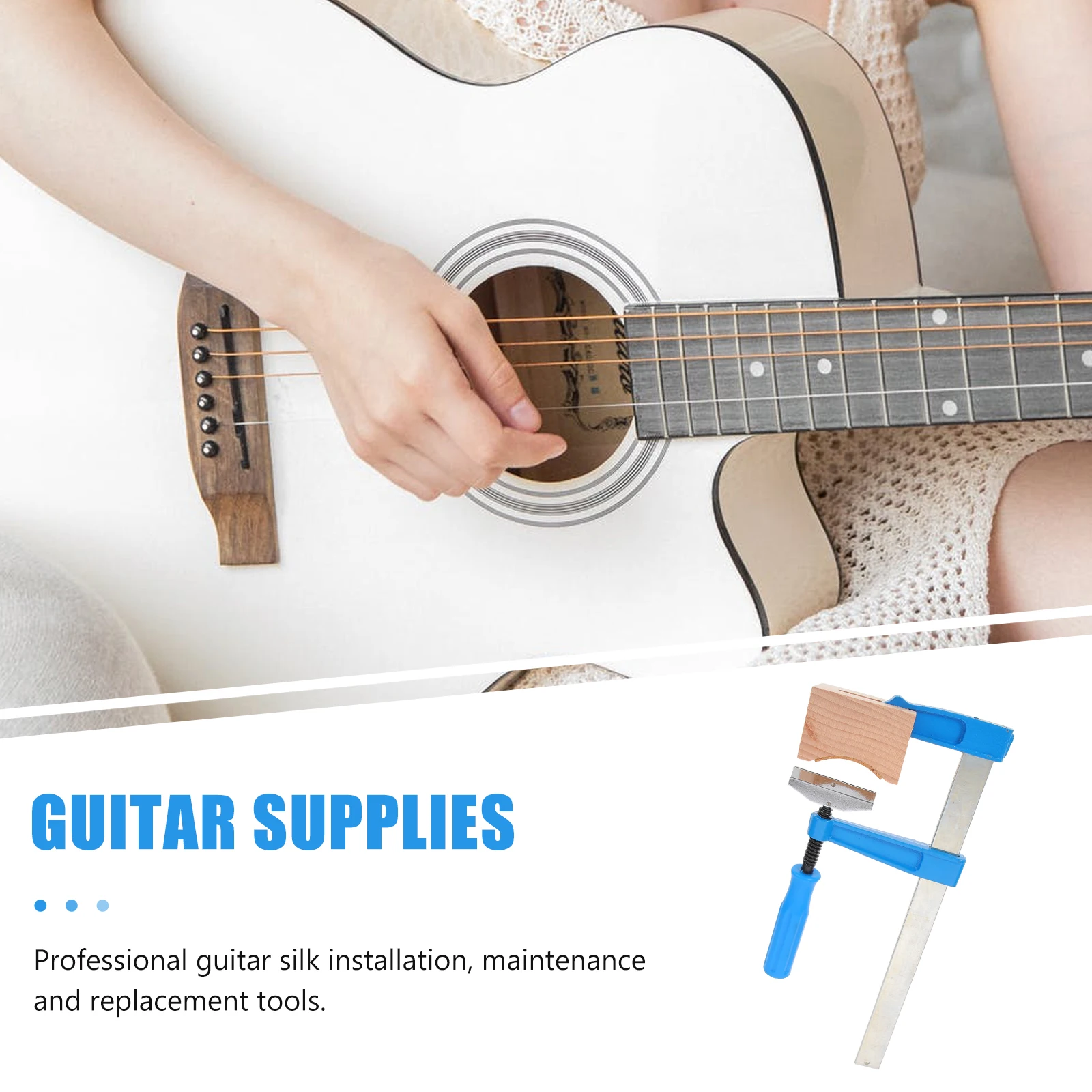 Professional Guitar Repair Tools Frets Installation Maintenance Accessories Saddle Clamp Wood Replacement
Professional Guitar Repair Tools Frets Installation Maintenance Accessories Saddle Clamp Wood Replacement