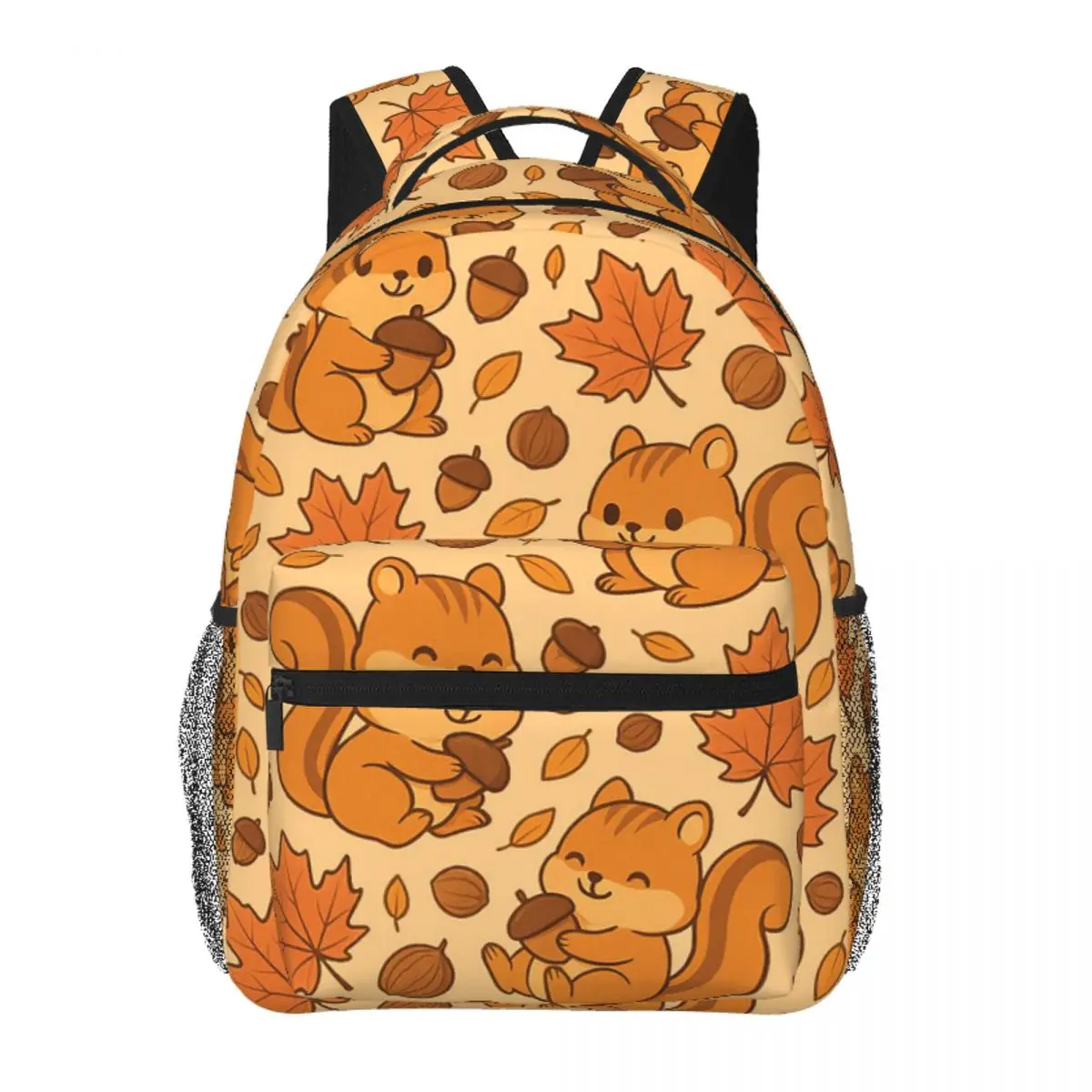 Autumn Pattern With Squirrels, Dried Leaves And Nuts Backpack Student BookBag Kids School Bag Computer Shoulder Bags Boys Girls
Autumn Pattern With Squirrels, Dried Leaves And Nuts Backpack Student BookBag Kids School Bag Computer Shoulder Bags Boys Girls