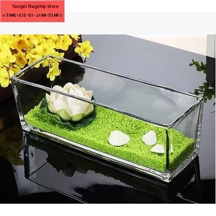 Прозрачные стеклянные гидропонные горшки для растений для Watercr And een Ivy, прямоугольный резервуар для черепах, большой размер, настольные цветочные велюры
Прозрачные стеклянные гидропонные горшки для растений для Watercr And een Ivy, прямоугольный резервуар для черепах, большой размер, настольные цветочные велюры