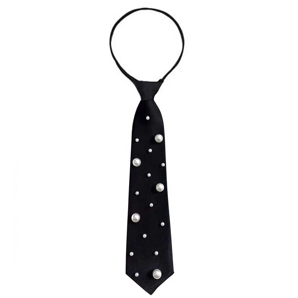 Temperament Korean Style Pearls Tie Black Tassels Hand-beaded Long Necktie Collares Choker Decoration Shirt Tie Kids
Temperament Korean Style Pearls Tie Black Tassels Hand-beaded Long Necktie Collares Choker Decoration Shirt Tie Kids