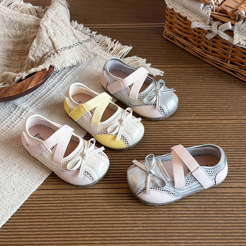 Kids Sports Shoes Mesh Breathable Girls Casual Shoes Sweet Simple Bows 2026 New Fashion Children Tennis Shoes Soft Bottom Trendy
Kids Sports Shoes Mesh Breathable Girls Casual Shoes Sweet Simple Bows 2026 New Fashion Children Tennis Shoes Soft Bottom Trendy