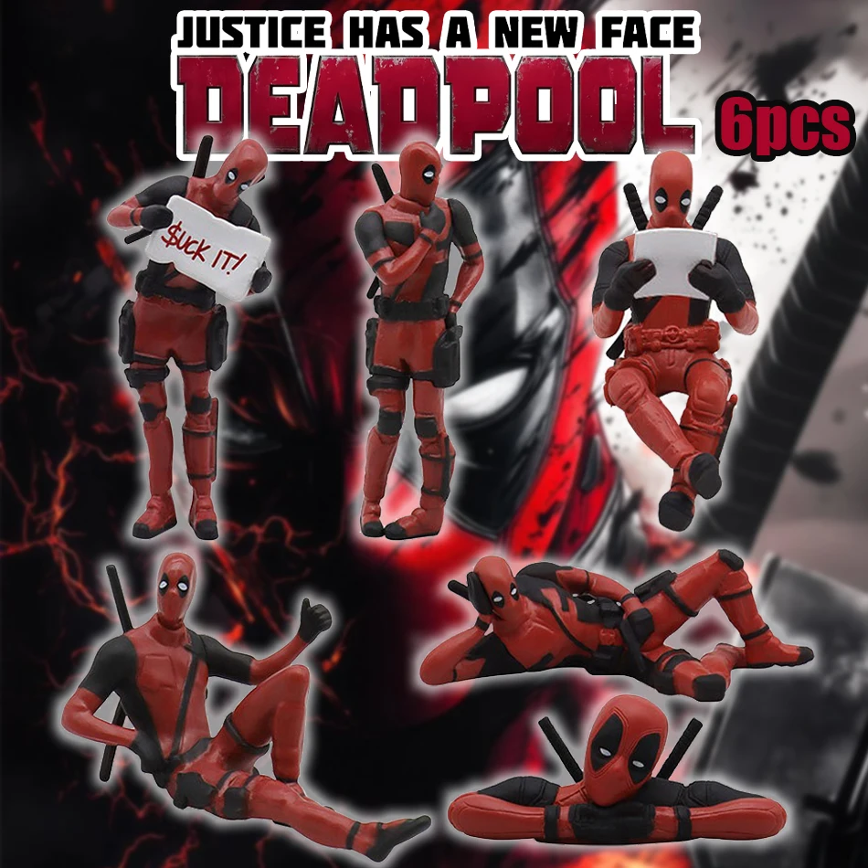 Anime Deadpool Action Figure Car Interior Decoration Toys Sitting Model X-Men Mini Figurine Pendant Car Accessories Kids Gifts
Anime Deadpool Action Figure Car Interior Decoration Toys Sitting Model X-Men Mini Figurine Pendant Car Accessories Kids Gifts