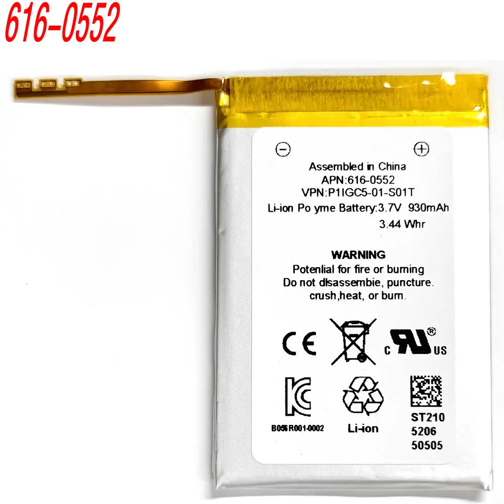 New 3.7V 930mAh 616-0552 616-0553 A1367 LIS1458APPC Battery for Apple iPod TOUCH 4 4th GEN Generation MP4 MP5 P1IGC5-01-S01T
New 3.7V 930mAh 616-0552 616-0553 A1367 LIS1458APPC Battery for Apple iPod TOUCH 4 4th GEN Generation MP4 MP5 P1IGC5-01-S01T